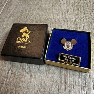 Disney Mickey Mouse sterling silver tie tack